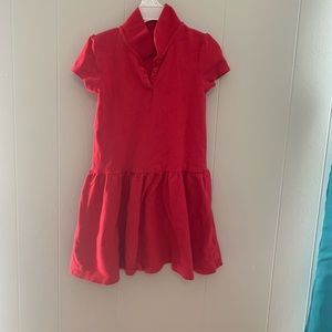 Red school dress